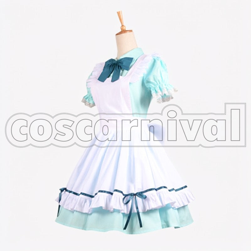 Initial Awakened Hanayo Koizumi Maid Outfit cosplay costume from Love Live! SR, side view