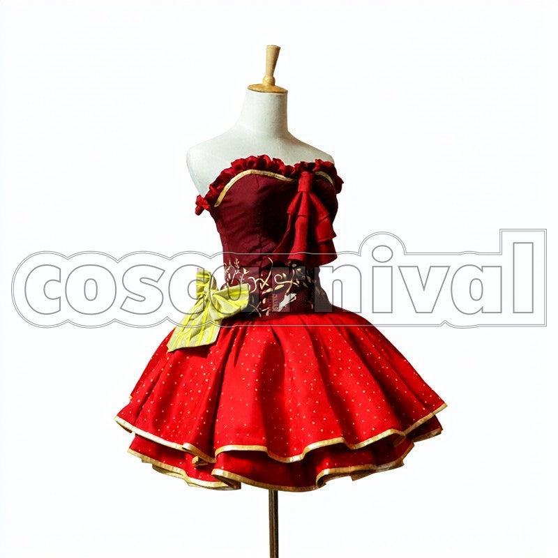 March Flower Awakened Maki Nishikino cosplay costume from Love Live! SR, side view