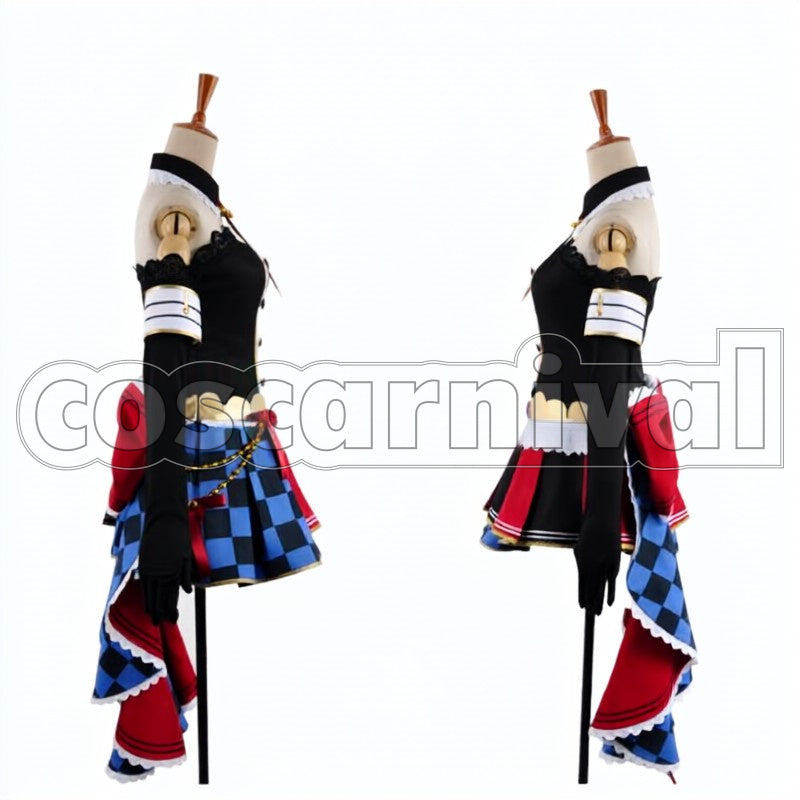 Cafe Maid Awakened Maki Nishikino cosplay costume from Love Live! SR, side view