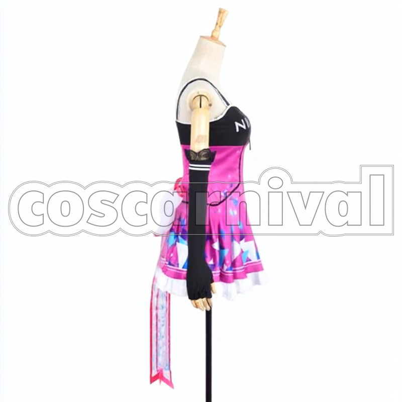 Cyber Nico Yazawa Awakened cosplay costume from Love Live! SR, side view