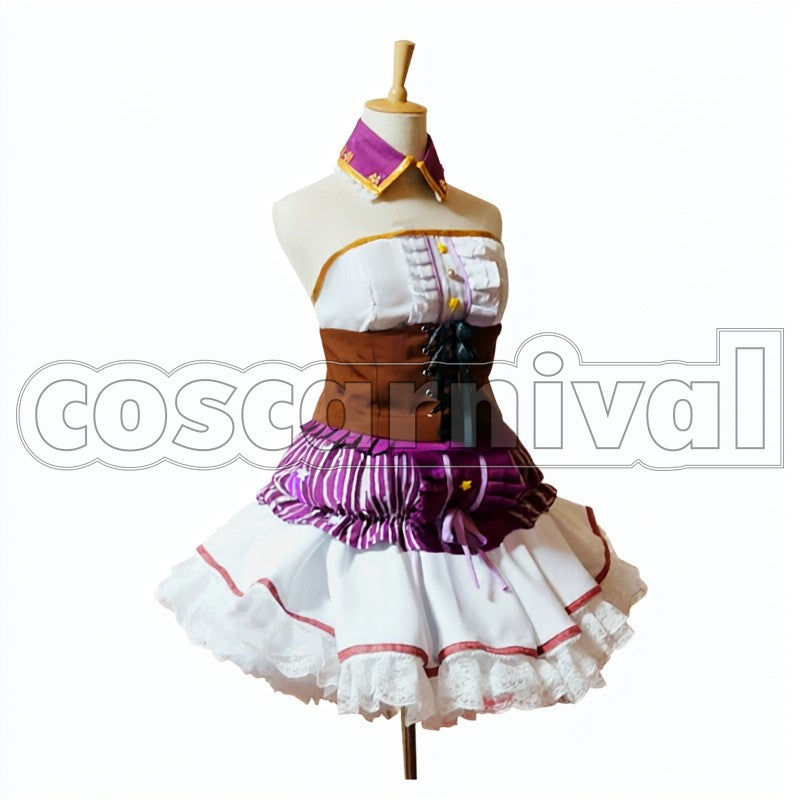March Flower Awakened Nozomi Tojo cosplay costume from Love Live! SR, side view