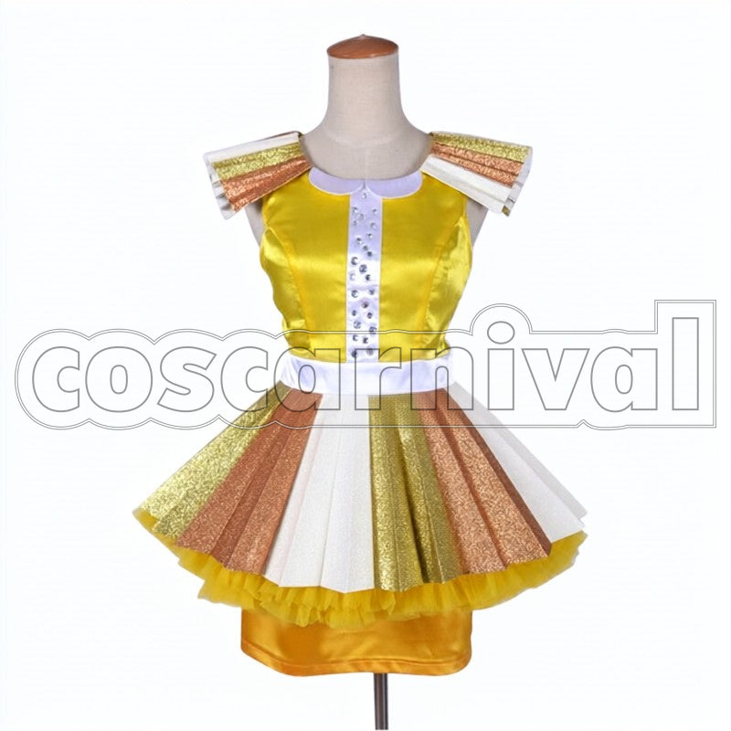 Rin Hoshizora cosplay costume from Love Live!, front view