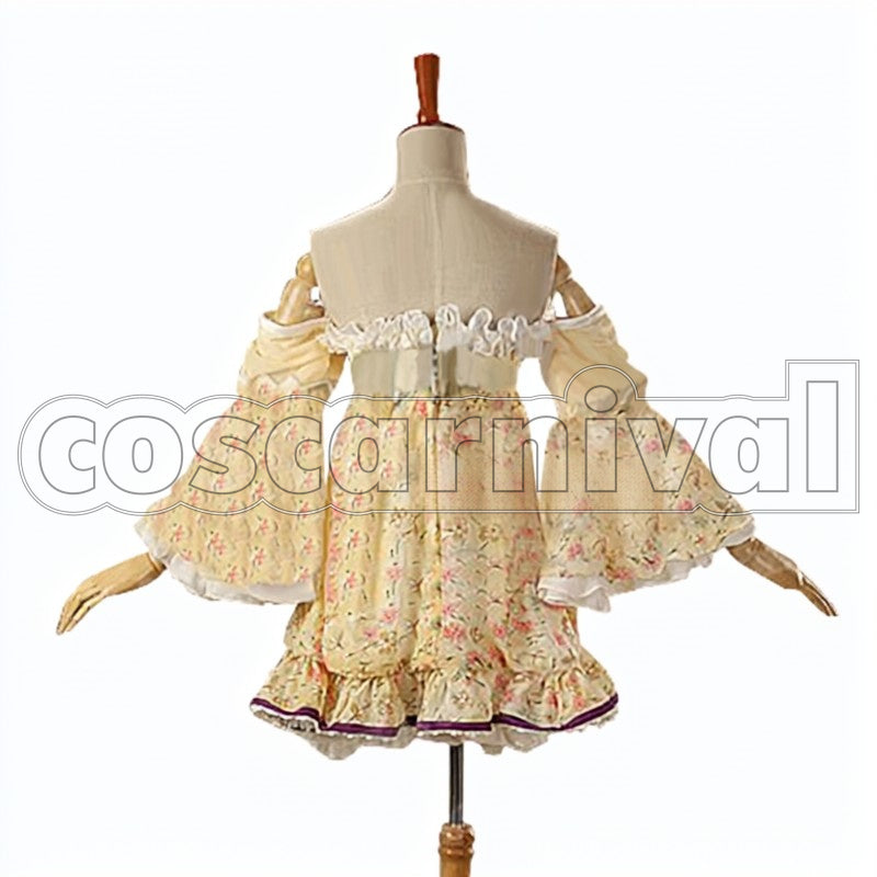 May Edition Rapunzel Fairy Tale Maiden in the Tower Nozomi Tojo Awakened cosplay costume from Love Live! SR, back view