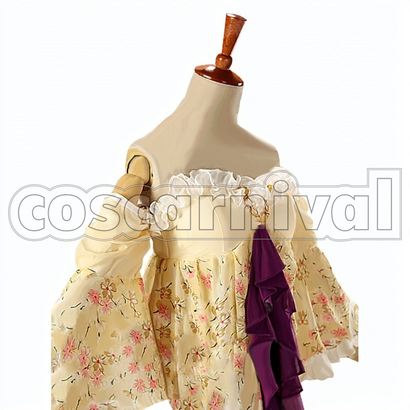 May Edition Rapunzel Fairy Tale Maiden in the Tower Nozomi Tojo Awakened cosplay costume from Love Live! SR, detail-1