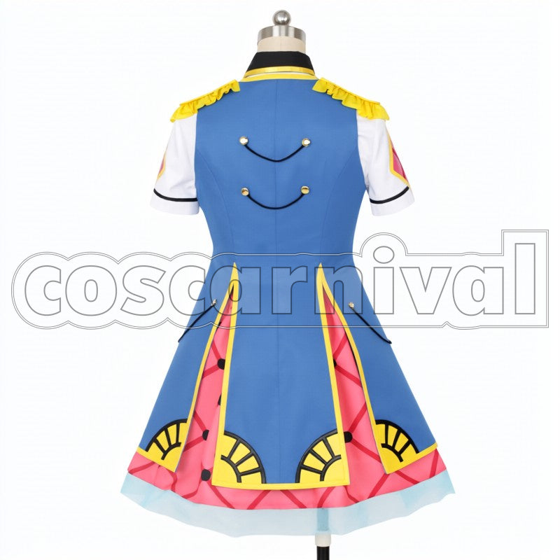Kanan Matsuura 3rd Single HAPPY PARTY TRAIN cosplay costume from Love Live! Sunshine!!, back view