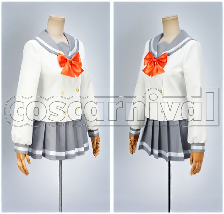 Sunshine!! Aqours Ruby Kurosawa, Hanamaru Kunikida, Yoshiko Tsushima Cosplay cosplay costume from Love Live!, front view 2