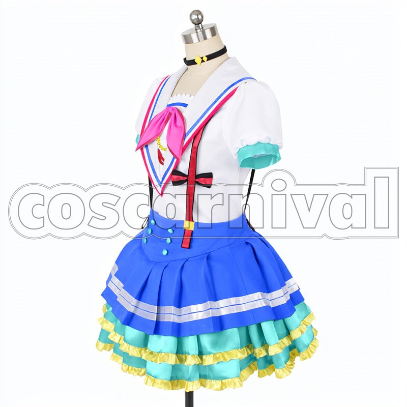 Aozora Jumping Heart Aqours Ruby Kurosawa cosplay costume from Love Live! Sunshine!!, side view 2