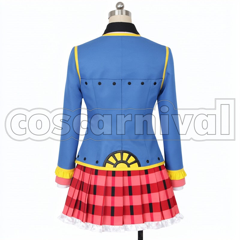 3rd Single HAPPY PARTY TRAIN Chika Takami cosplay costume from Love Live! Sunshine!!, back view