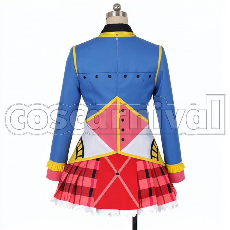 3rd Single HAPPY PARTY TRAIN Hanamaru Kunikida cosplay costume from Love Live! Sunshine!!, back view