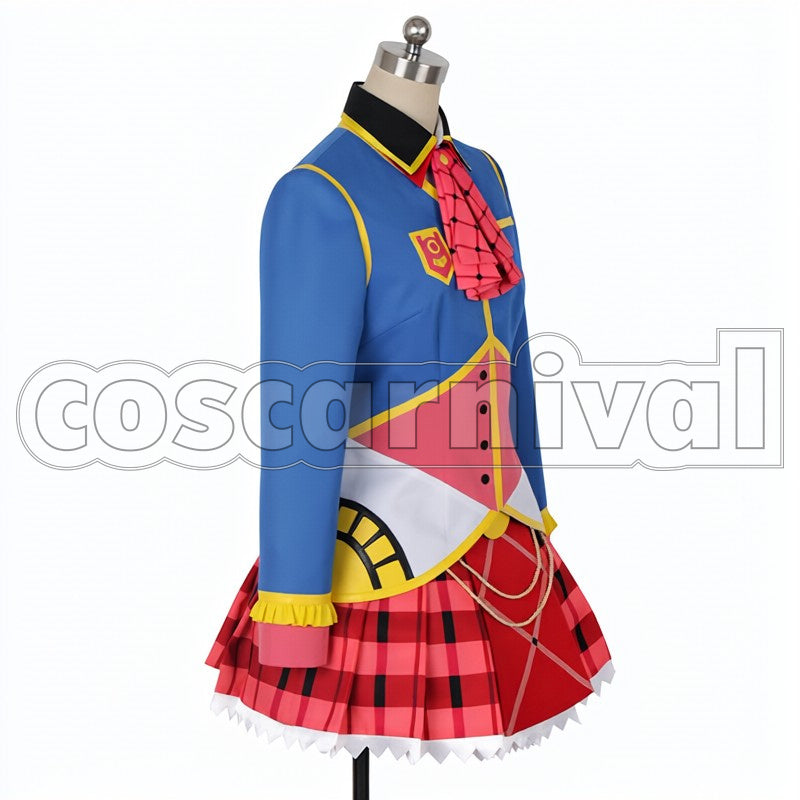3rd Single HAPPY PARTY TRAIN Hanamaru Kunikida cosplay costume from Love Live! Sunshine!!, side view