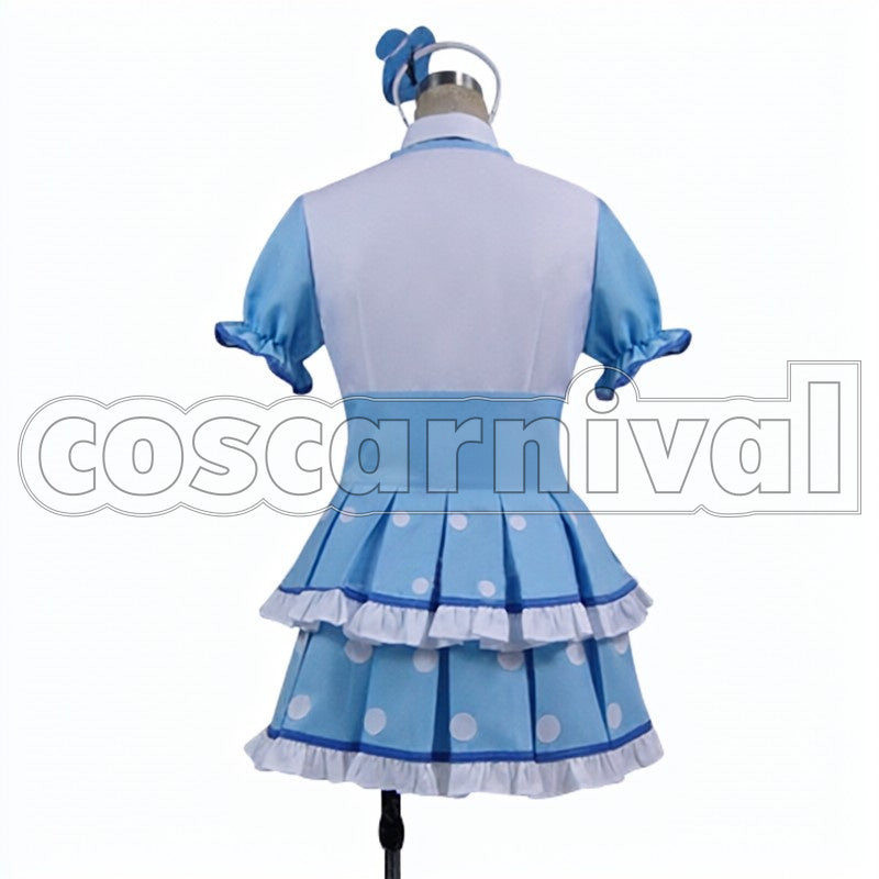 You Watanabe Omoi yo Hitotsu ni Nare cosplay costume from Love Live! Sunshine!!, back view