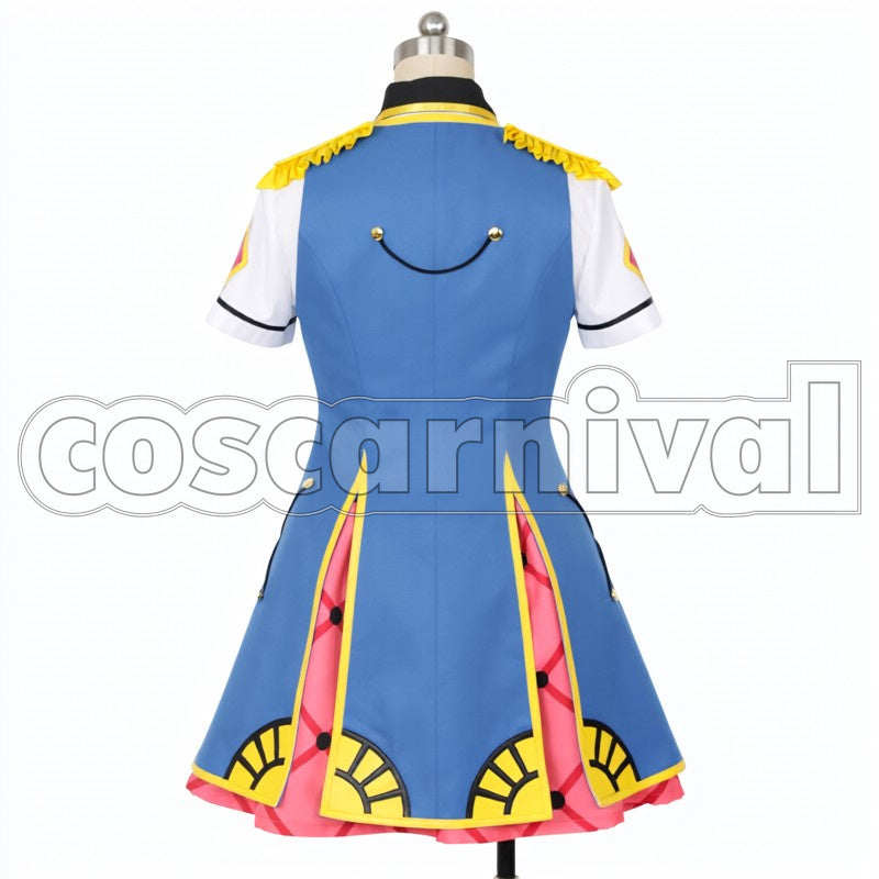 You Watanabe 3rd Single HAPPY PARTY TRAIN cosplay costume from Love Live! Sunshine!!, back view