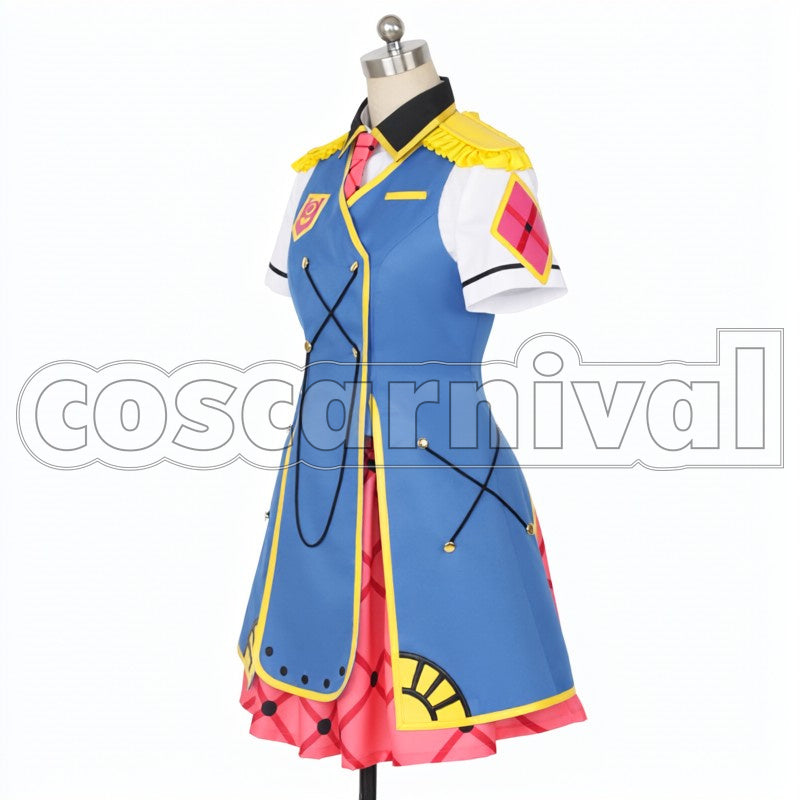 You Watanabe 3rd Single HAPPY PARTY TRAIN cosplay costume from Love Live! Sunshine!!, side view 2