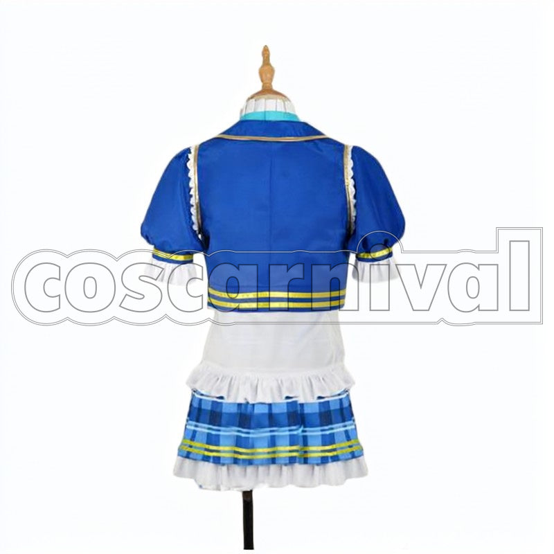 You Watanabe School Idol Festival cosplay costume from Love Live! Sunshine!!, back view