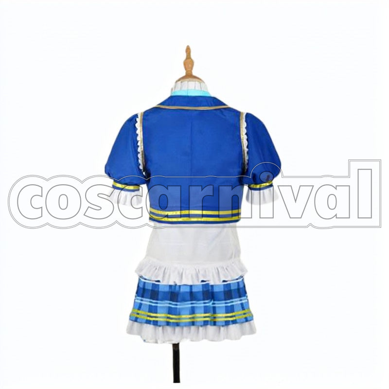 Kanan Matsuura School Idol Festival cosplay costume from Love Live! Sunshine!!, back view