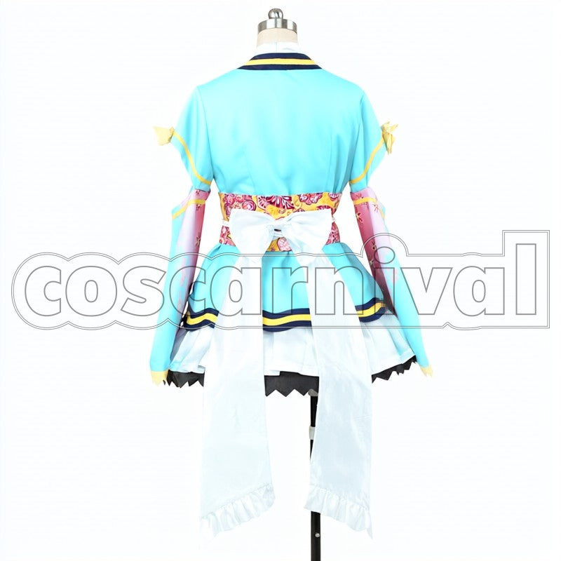 School Idol Movie The School Idol Movie Eli Ayase Insert Song Angelic Angel Hello Hoshi o Kazoete cosplay costume from Love Live! The, back view