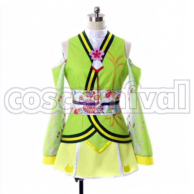 Rin Hoshizora cosplay costume from Love Live!, front view