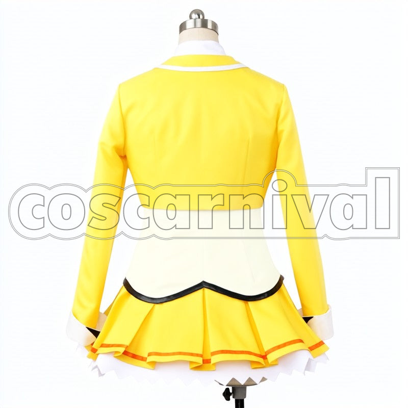 School Idol Movie The School Idol Movie Rin Hoshizora Insert Song SUNNY DAY SONG ? HEARTBEAT cosplay costume from Love Live! The, back view