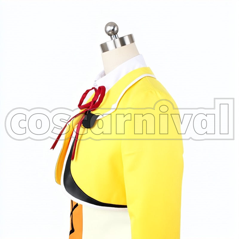 School Idol Movie The School Idol Movie Rin Hoshizora Insert Song SUNNY DAY SONG ? HEARTBEAT cosplay costume from Love Live! The, side view 2