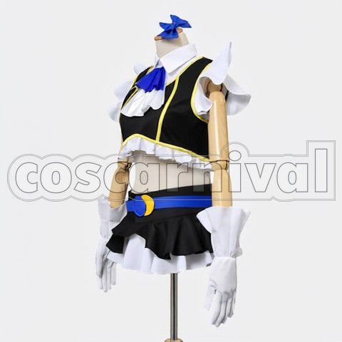 Sonoda cosplay costume from Love Live! Umi, side view