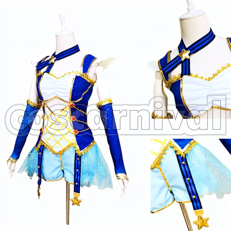 Magic Knight Umi Sonoda cosplay costume from Love Live!, front view 2
