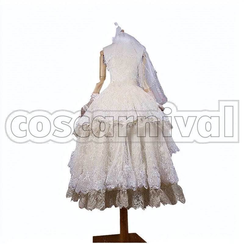 June patiuedingu cosplay costume from Love Live! UR, back view