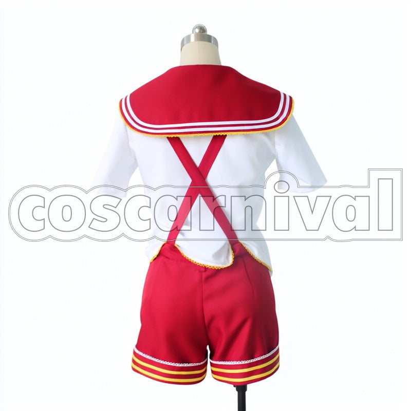 SR Awakened Rin Hoshizora cosplay costume from Love Live! Valentine, back view 2