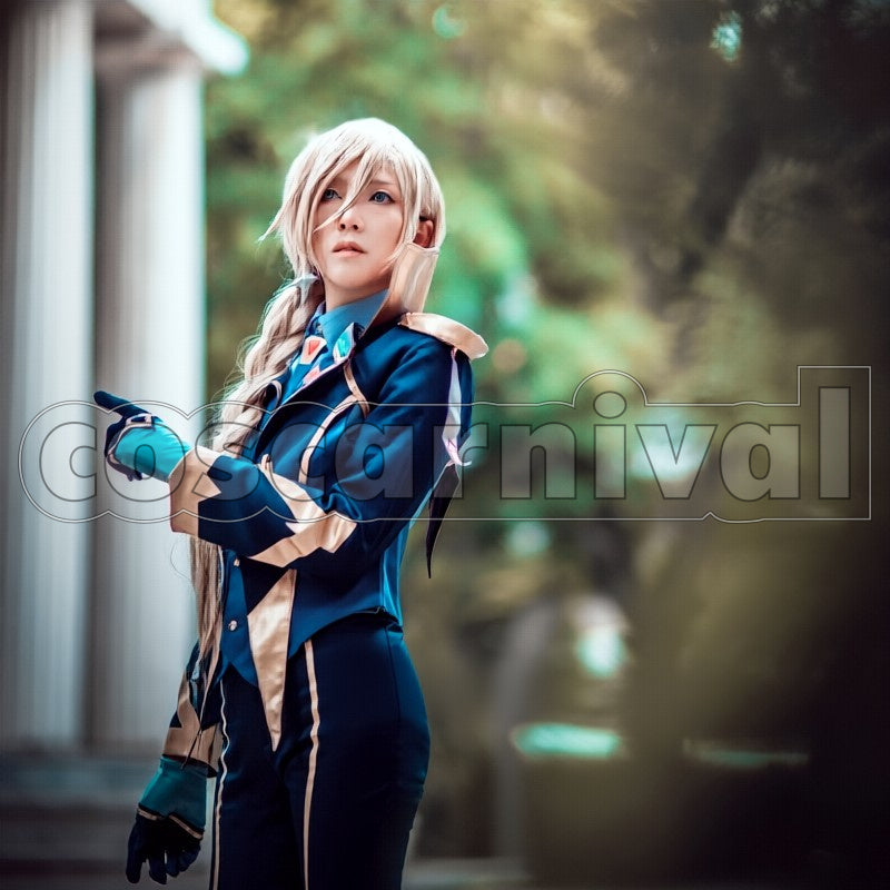 Keith Aero Windermere cosplay costume from Macross Delta, side view 2