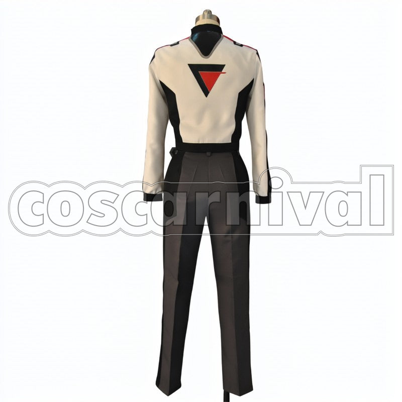 Messer Ihlefeld cosplay costume from Macross Delta, back view