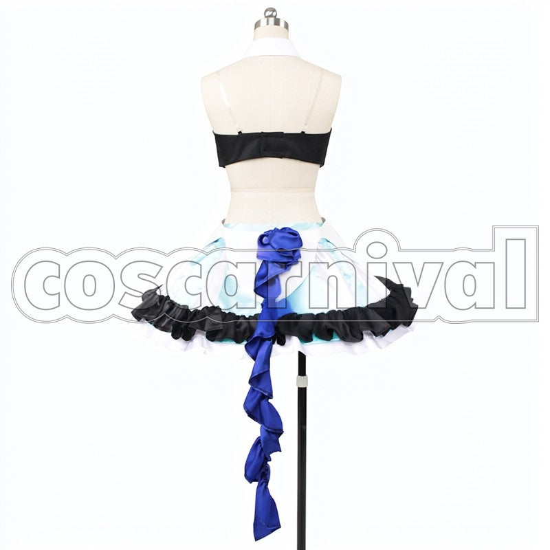 Mikumo Guynemer cosplay costume from Macross Delta, back view