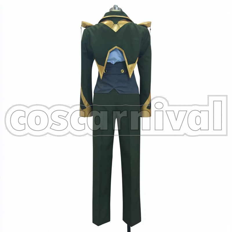 Theo Jussila cosplay costume from Macross Delta, back view