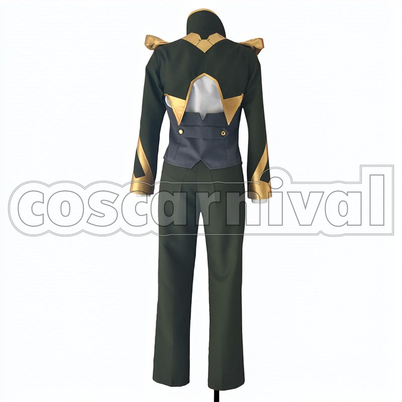 Xao Jussila cosplay costume from Macross Delta, back view