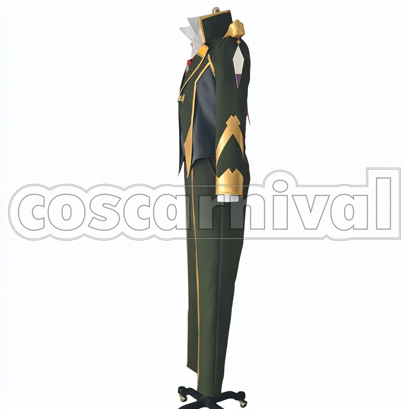 Xao Jussila cosplay costume from Macross Delta, side view 2