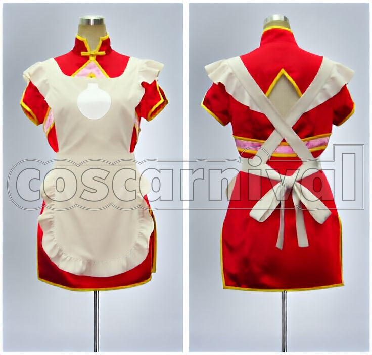 Ranka Lee Red Dress Cosplay cosplay costume from Macross Frontier, detail-1