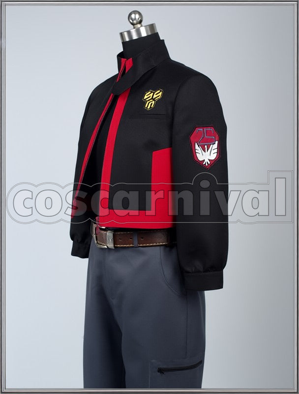 S.M.S. Skull Platoon cosplay costume from Macross Frontier, side view