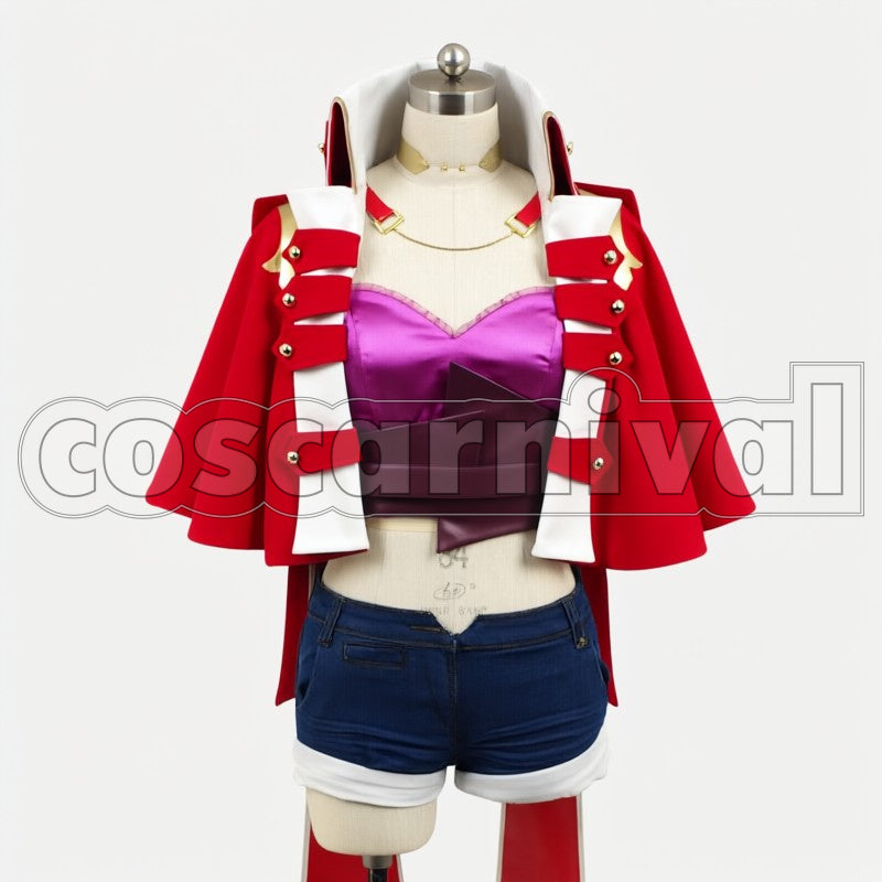 Movie Sheryl Nome Obelisk cosplay costume from Macross Frontier The, front view 3