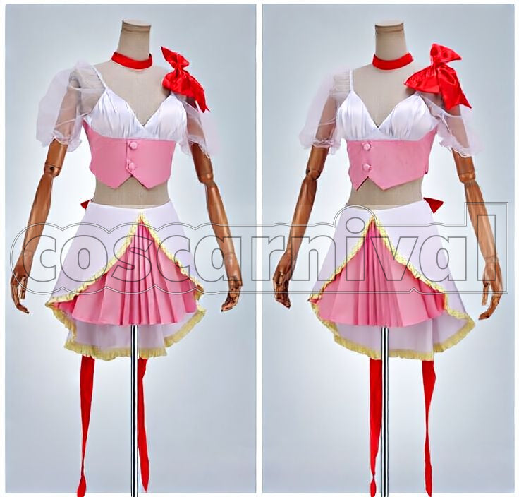 Ore Saki Uno Pre-Transformation Cosplay cosplay costume from Magical Girl, front view 5