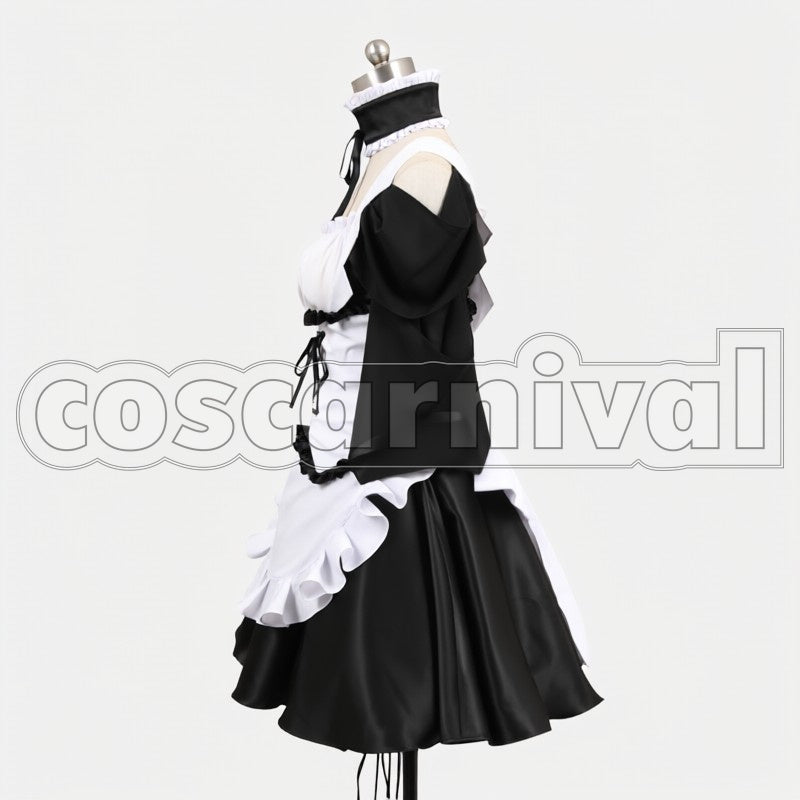 Sama! Maid Outfit cosplay costume from Maid, side view