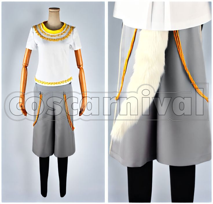 R Nomura White Outfit Cosplay cosplay costume from MARGINAL#4, r nomura white outfit 41810 front view 2
