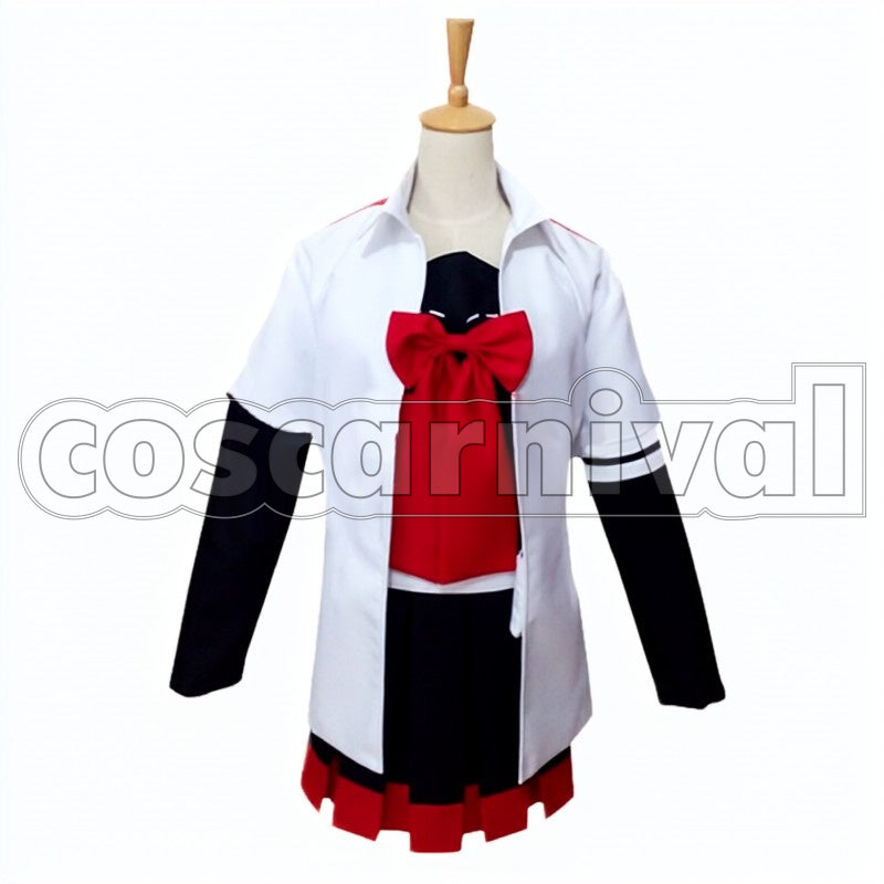 Seisa Mikagura cosplay costume from Mikagura School Suite, front view