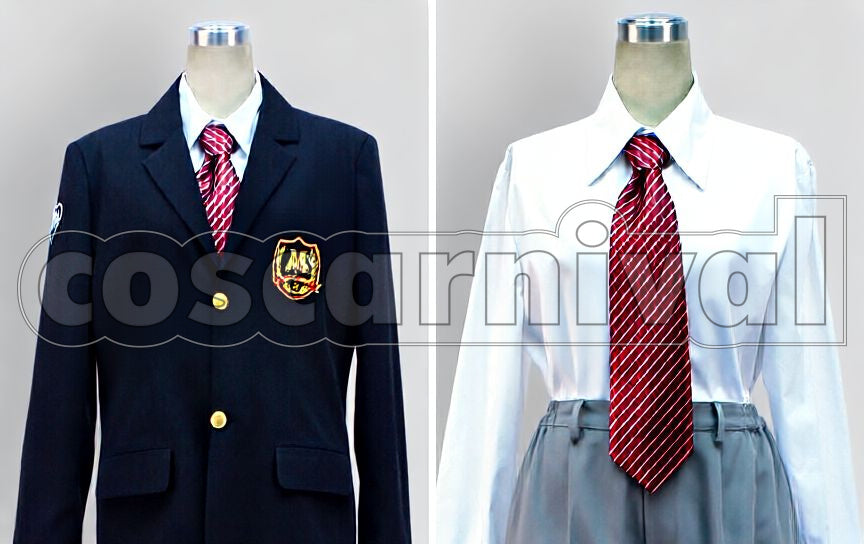 1!! Midō Gakuen High School Boys School Uniform Cosplay cosplay costume from Misaki, Number, mido gakuen high school boys school uniform 42113 front view 3