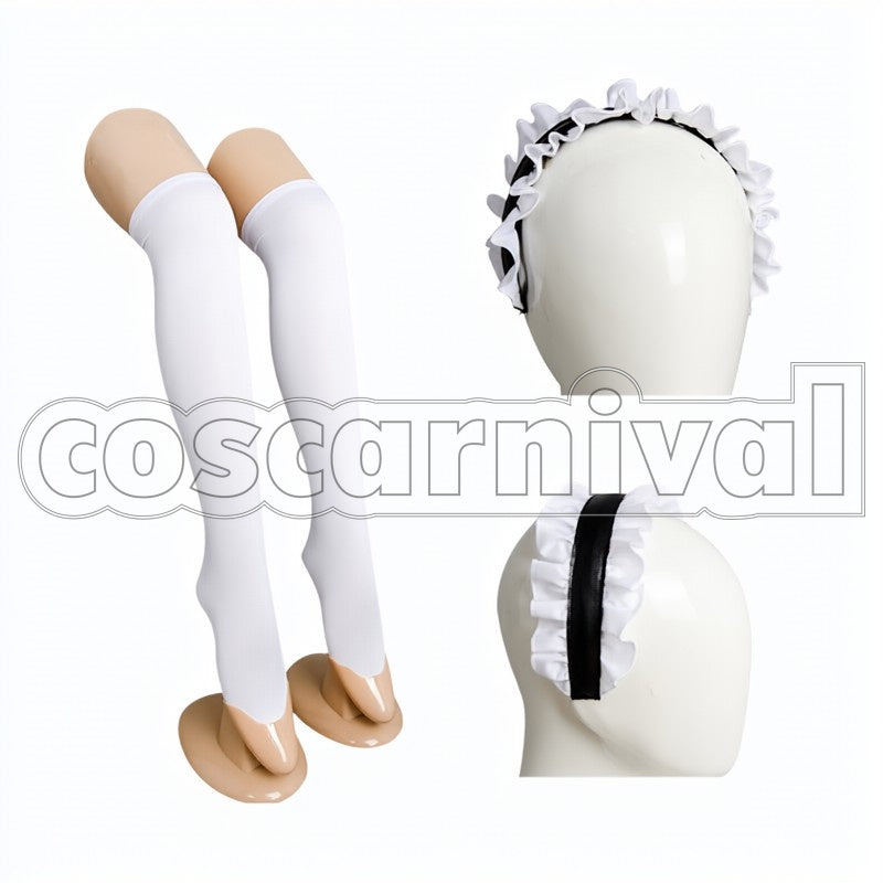 Maid Tohru cosplay costume from Miss Kobayashi's Dragon, detail-1