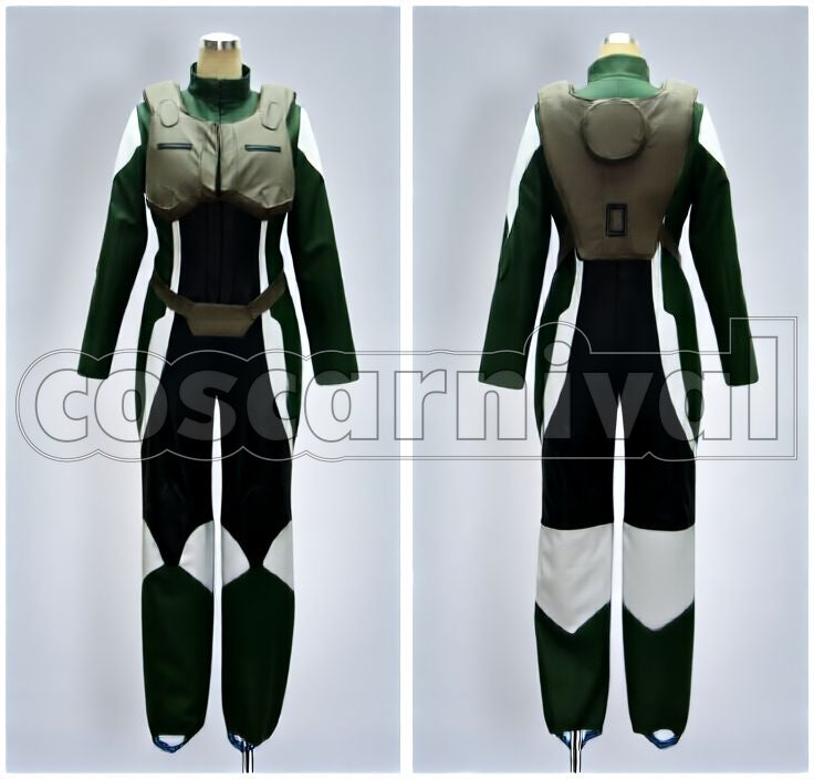 Gundam 00 Lockon Stratos Pilot Suit Cosplay cosplay costume from Mobile Suit, lockon stratos pilot suit 14690 detail view