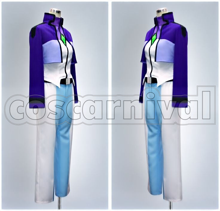 Gundam 00 Tieria Erde Military Uniform Cosplay cosplay costume from Mobile Suit, tieria erde military uniform 14666 side view