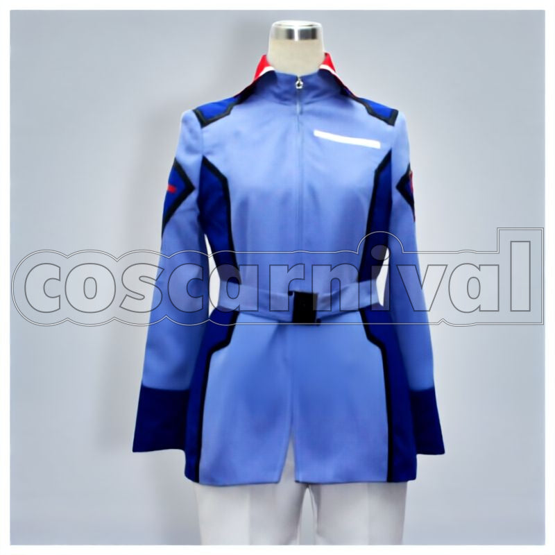 Gundam SEED DESTINY Earth Alliance Military Uniform Cosplay cosplay costume from Mobile Suit, front view 1