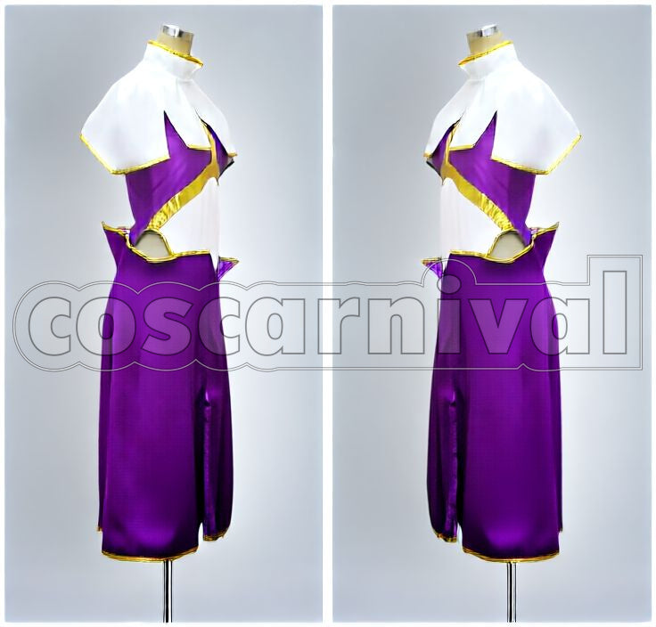Gundam SEED DESTINY Meer Campbell Cosplay cosplay costume from Mobile Suit, side view