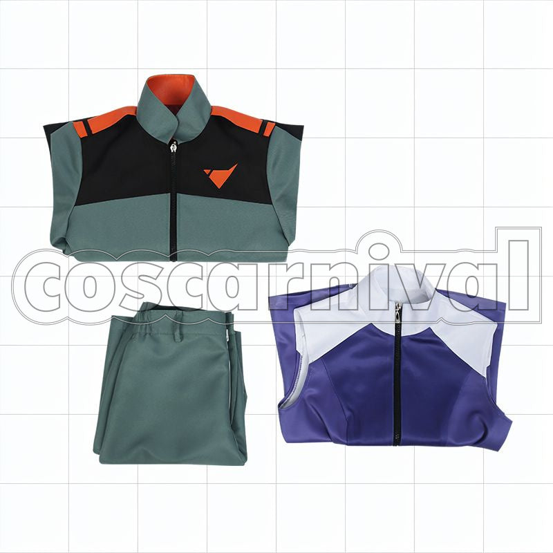 Gundam: The Witch from Mercury Guel Jeturk Cosplay cosplay costume from Mobile Suit, set view