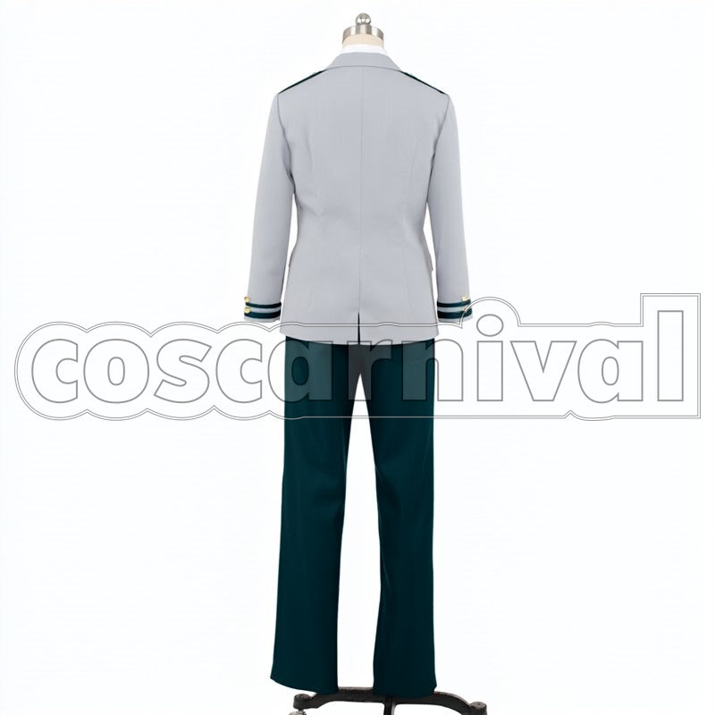 Izuku Midoriya cosplay costume from My Hero Academia, back view