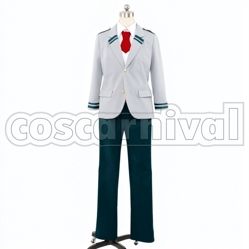Izuku Midoriya cosplay costume from My Hero Academia, front view