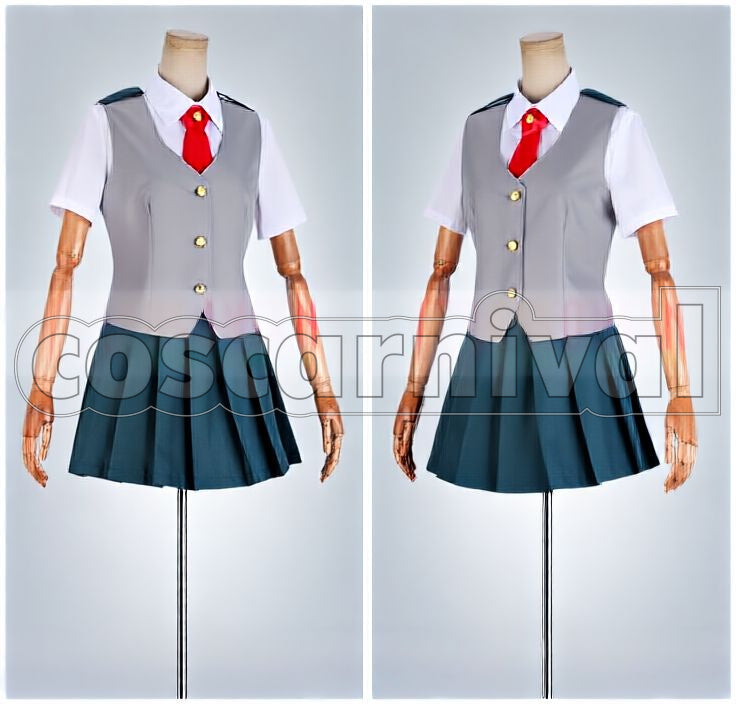 Academia Nejire Hado School Uniform Cosplay cosplay costume from My Hero, front view 7